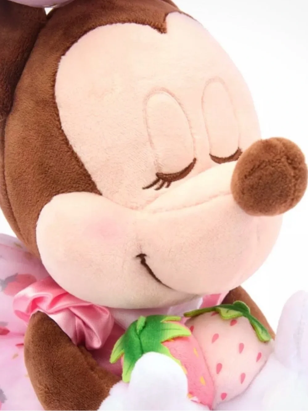 Disney Store Japan NWT Minnie Mouse Strawberry 10” Plush